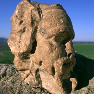 Scultura in marmo di erma di età imperiale romana