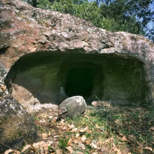 Sa Conk'e s'abioi, ingresso di una domus